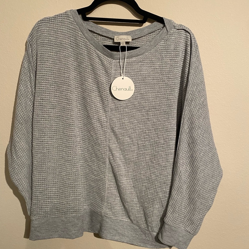 Chenault Textured Gray Shirt women
